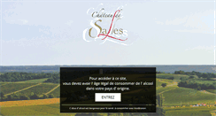 Desktop Screenshot of chateaudesalles.com